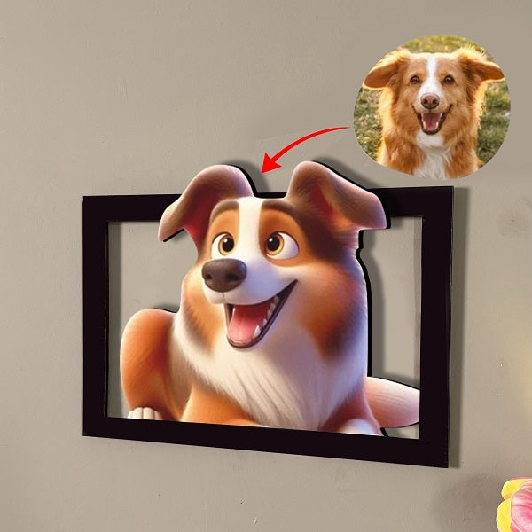 Houten fotolijst in 3D-stijl - Verander je herinneringen in kunst!