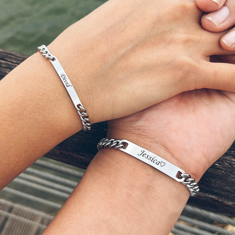 Op maat gemaakte armbanden - Jubileum voor koppels(Een paar)