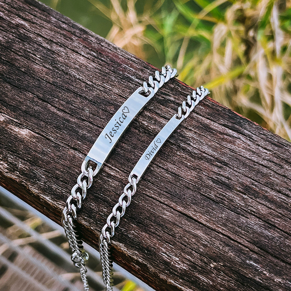 Op maat gemaakte armbanden - Jubileum voor koppels(Een paar)