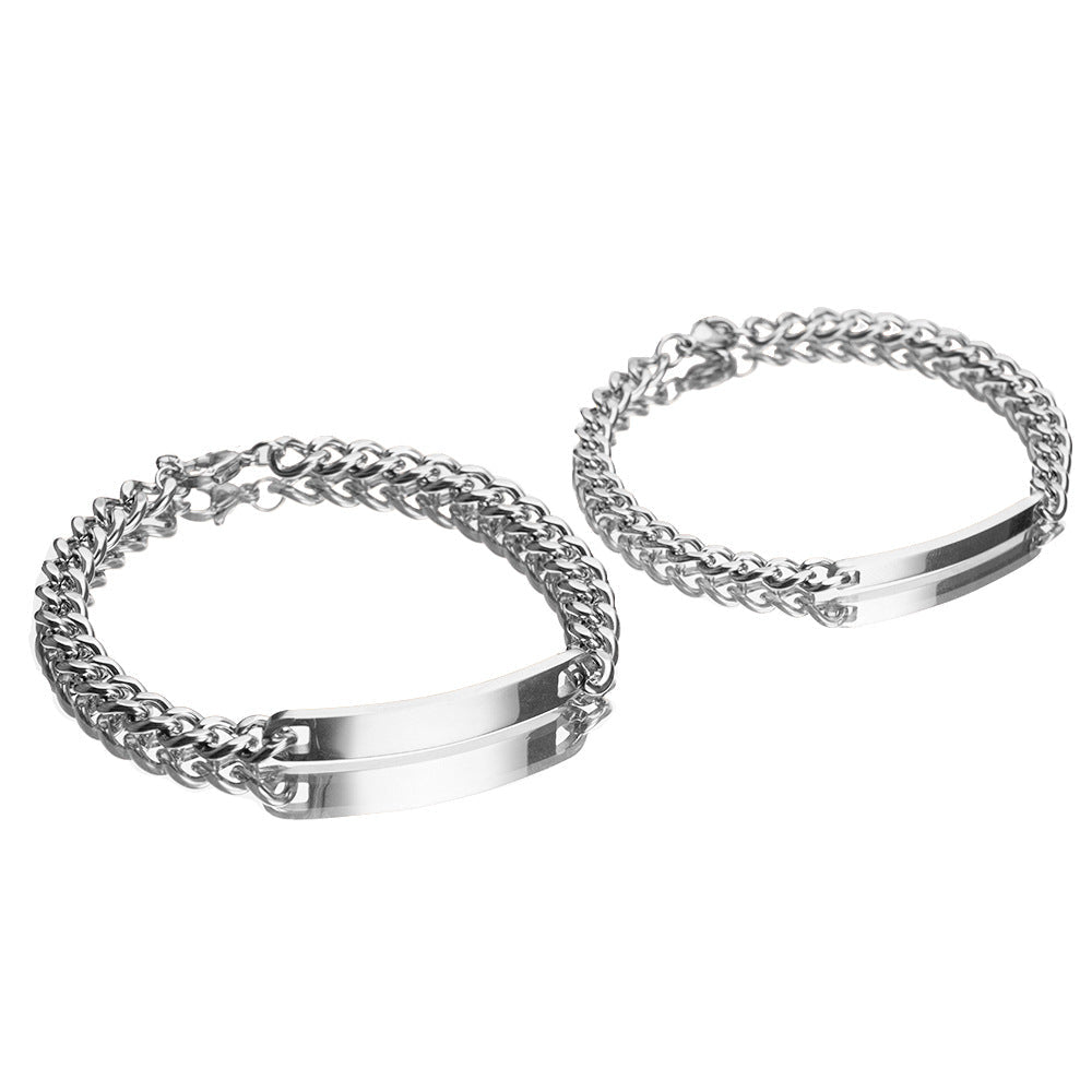 Op maat gemaakte armbanden - Jubileum voor koppels(Een paar)