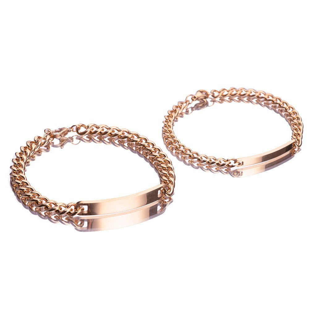 Op maat gemaakte armbanden - Jubileum voor koppels(Een paar)