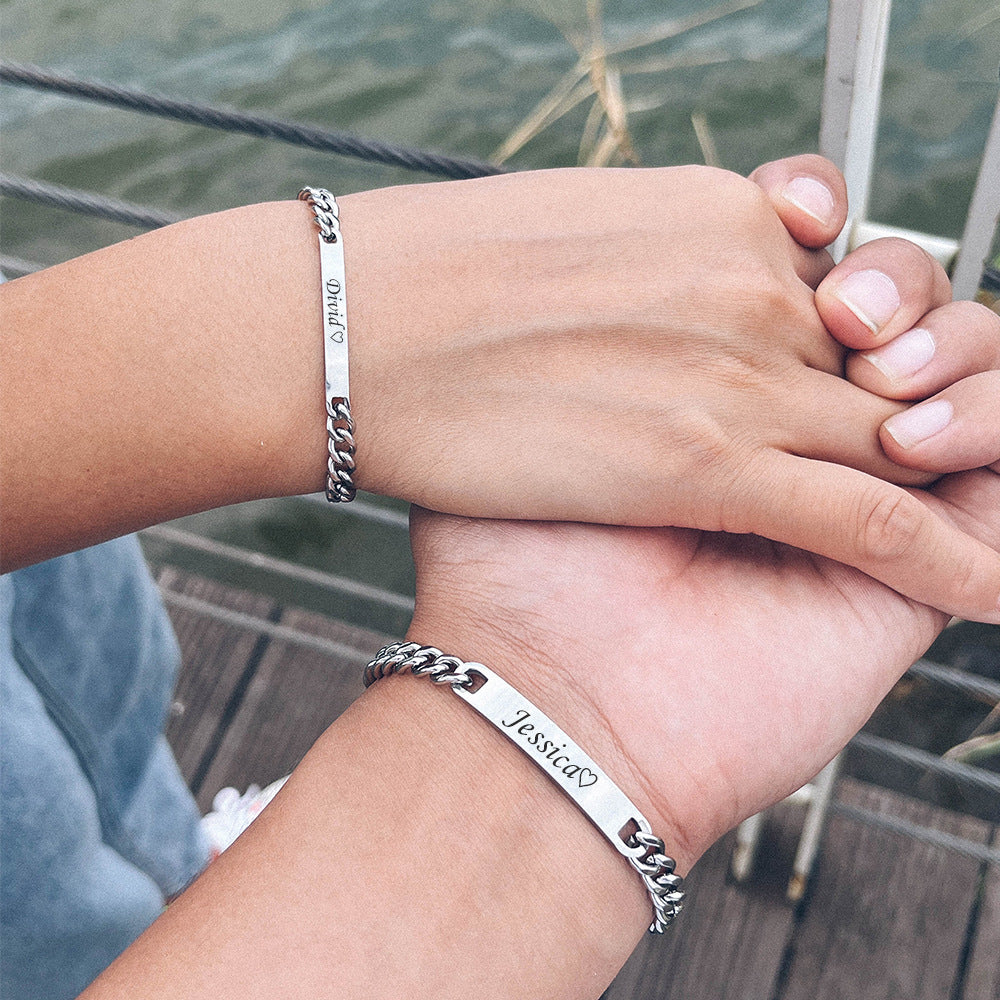 Op maat gemaakte armbanden - Jubileum voor koppels(Een paar)