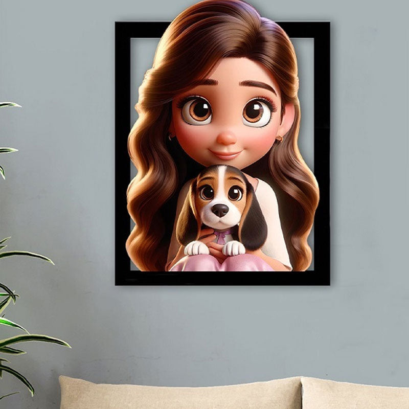 Houten fotolijst in 3D-stijl - Verander je herinneringen in kunst!