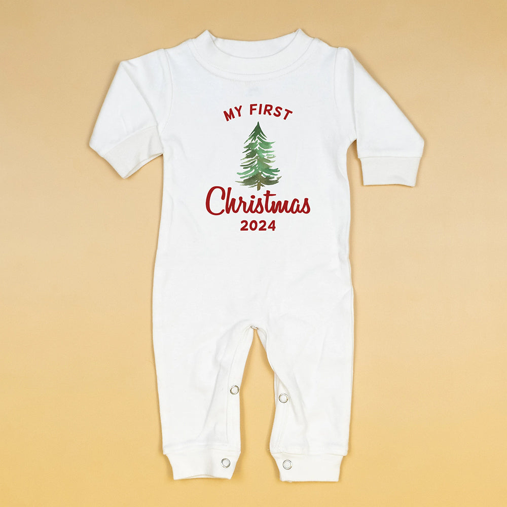 Gepersonaliseerde kerstpyjama voor baby's