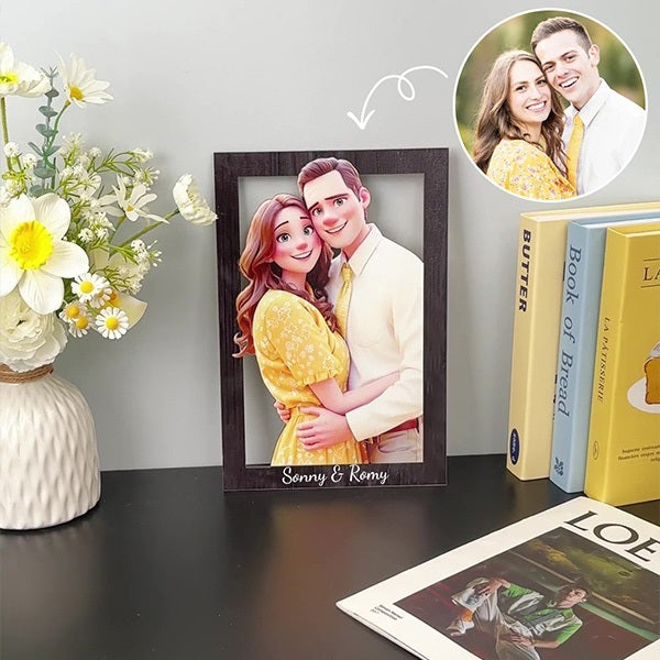 Houten fotolijst in 3D-stijl - Verander je herinneringen in kunst!