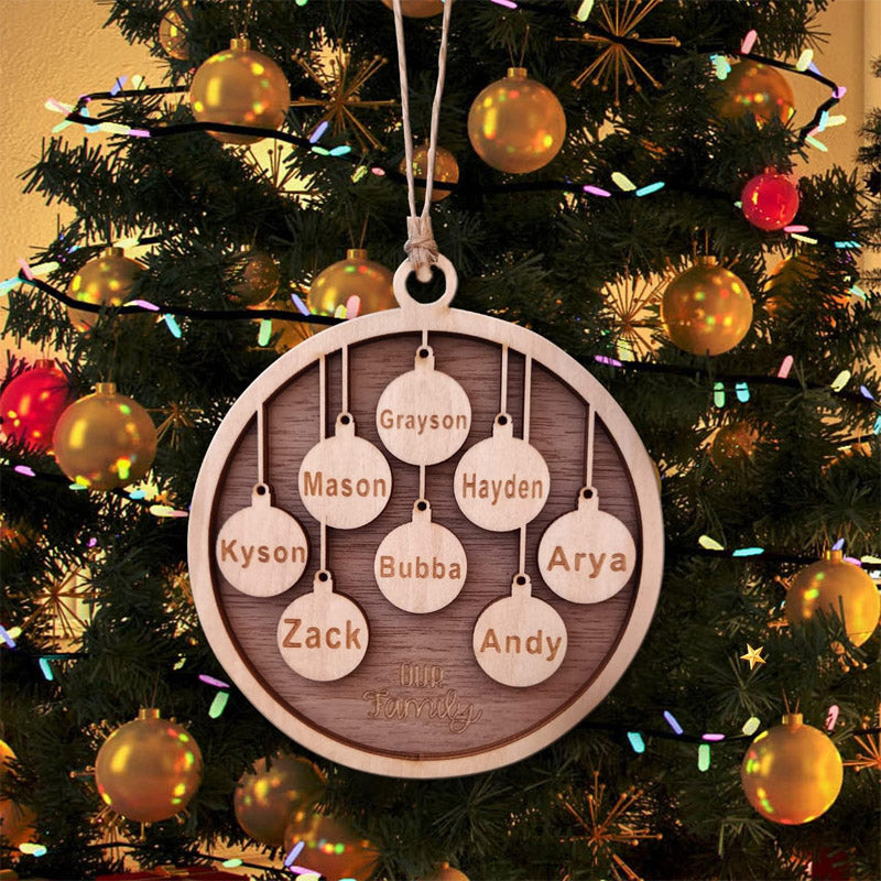 Aangepaste houten kerstornamenten | Voeg persoonlijke zegeningen toe aan de feestdagen🎄🎁
