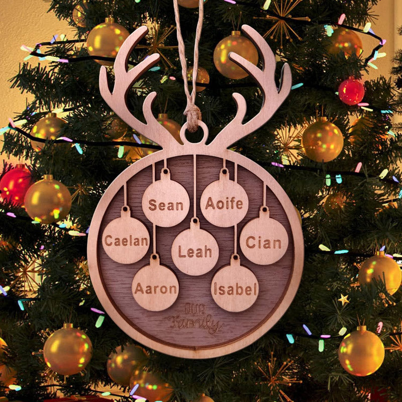 Aangepaste houten kerstornamenten | Voeg persoonlijke zegeningen toe aan de feestdagen🎄🎁