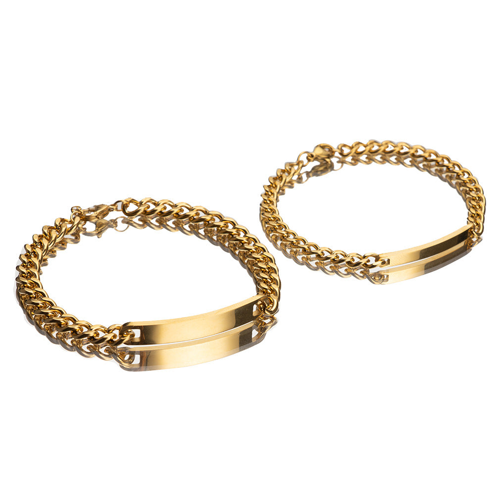 Op maat gemaakte armbanden - Jubileum voor koppels(Een paar)