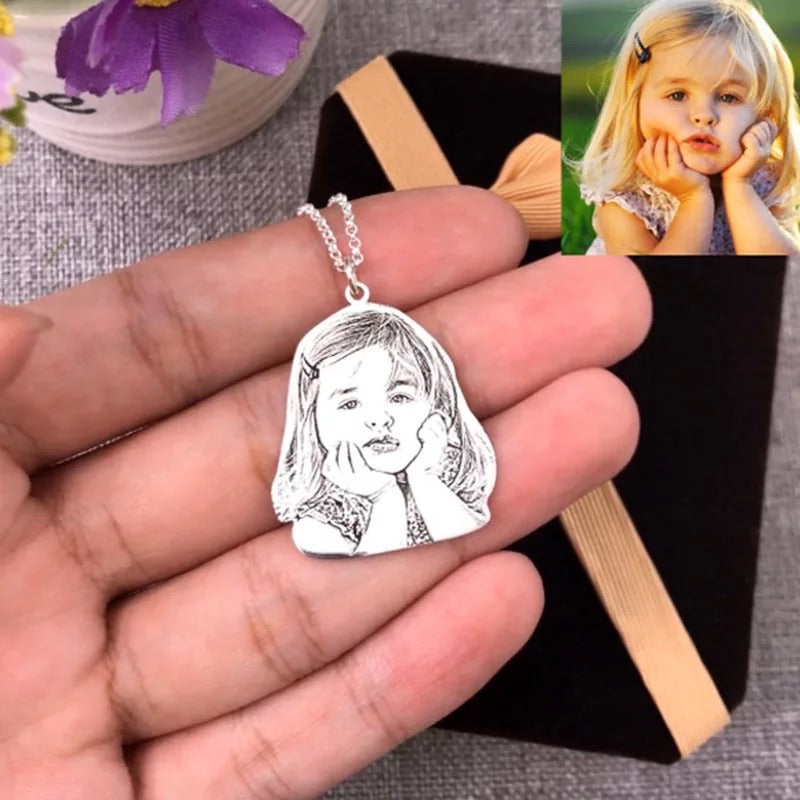 Aangepaste gegraveerde ketting(Custom Engraved Necklace)