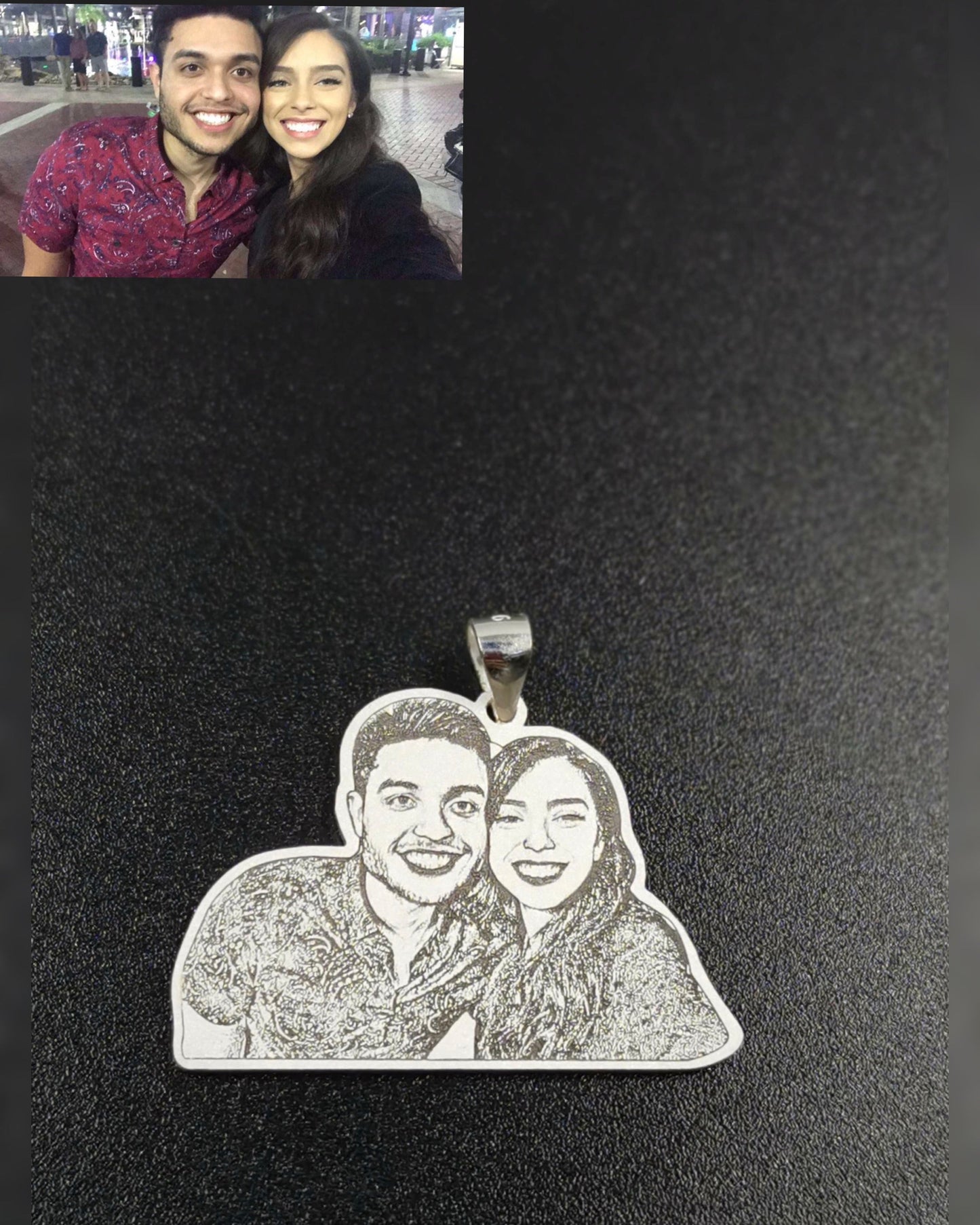 Aangepaste gegraveerde ketting(Custom Engraved Necklace)