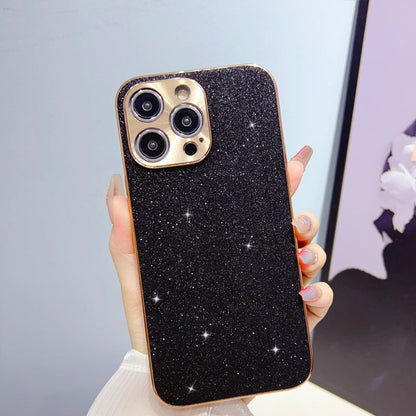 ✨ Aanpasbaar gegalvaniseerd glitters telefoonhoesje ✨