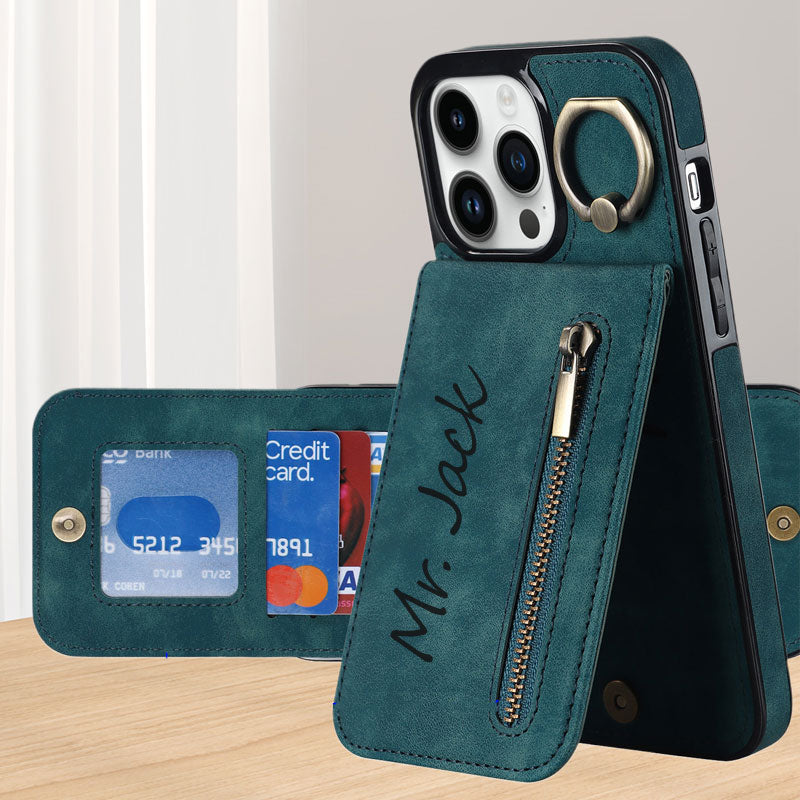 Telefoonhoesje van leer op maat