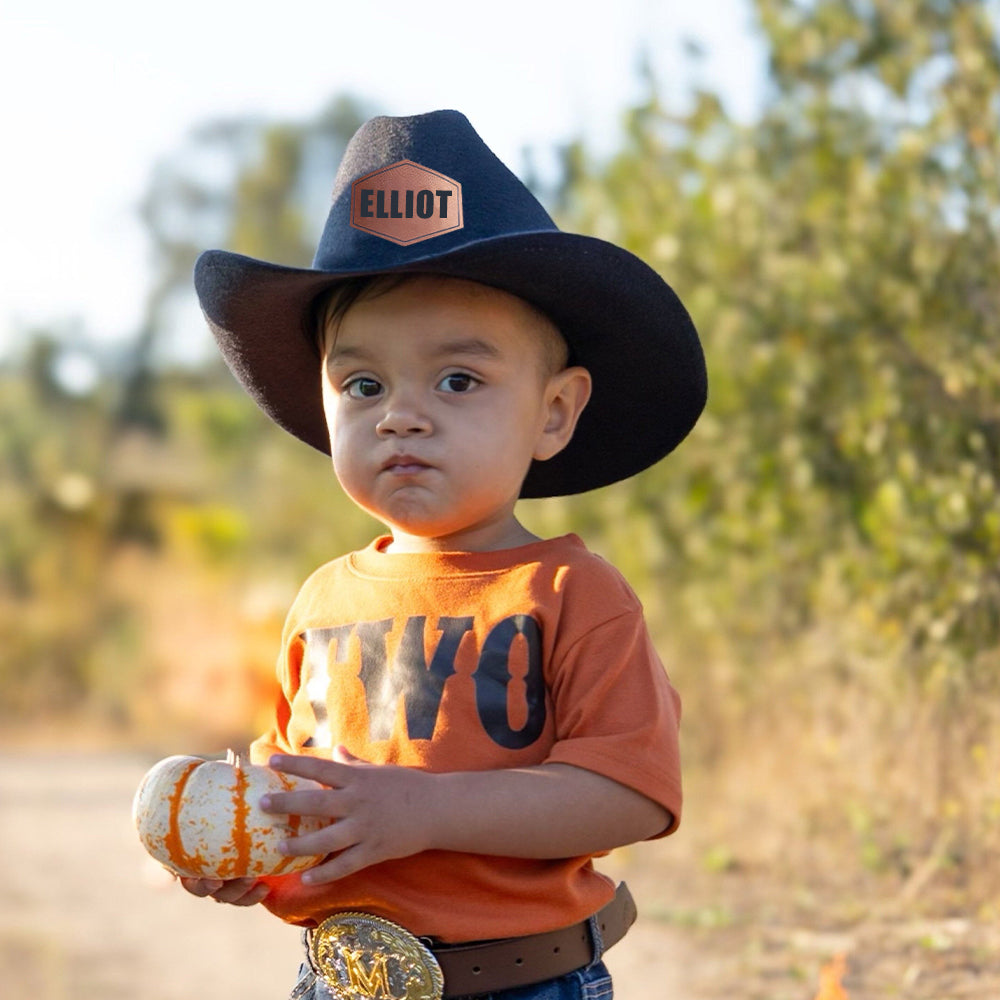Gepersonaliseerde Leren Cowboyhoed