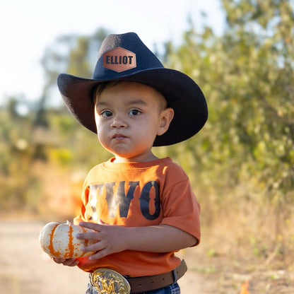 Gepersonaliseerde Leren Cowboyhoed