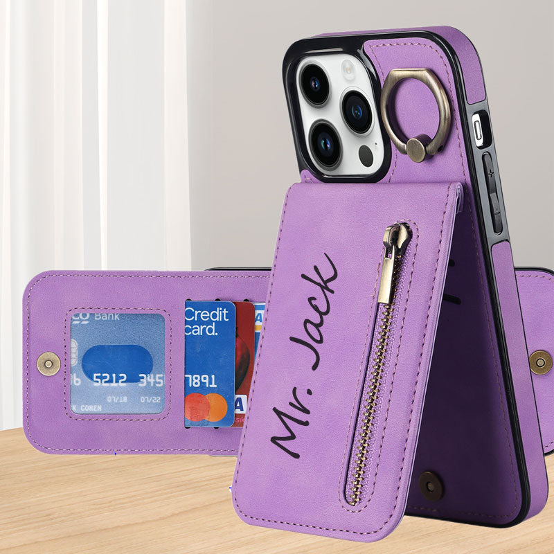 Telefoonhoesje van leer op maat