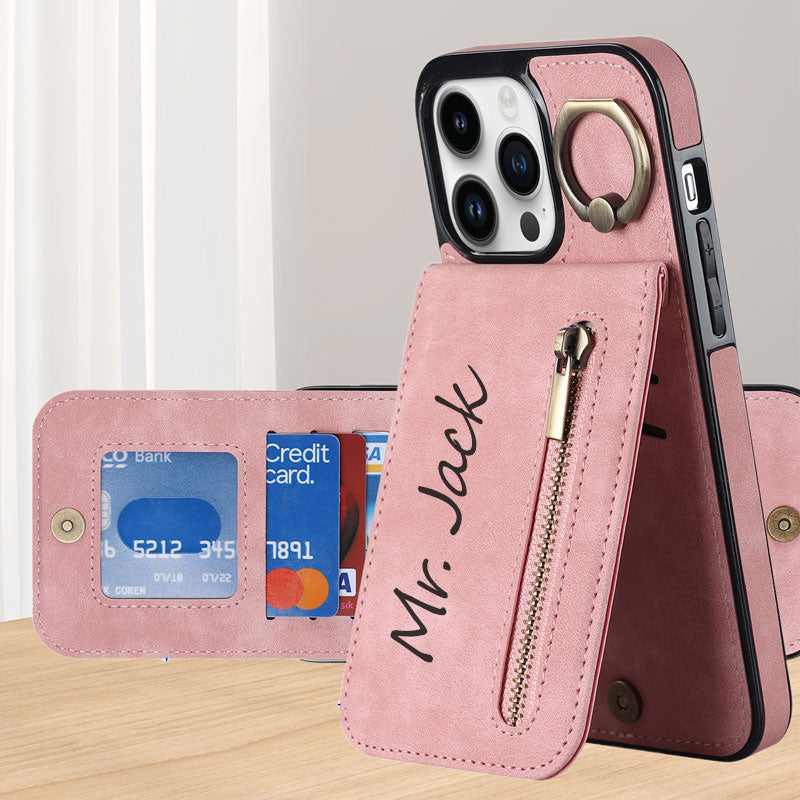 Telefoonhoesje van leer op maat