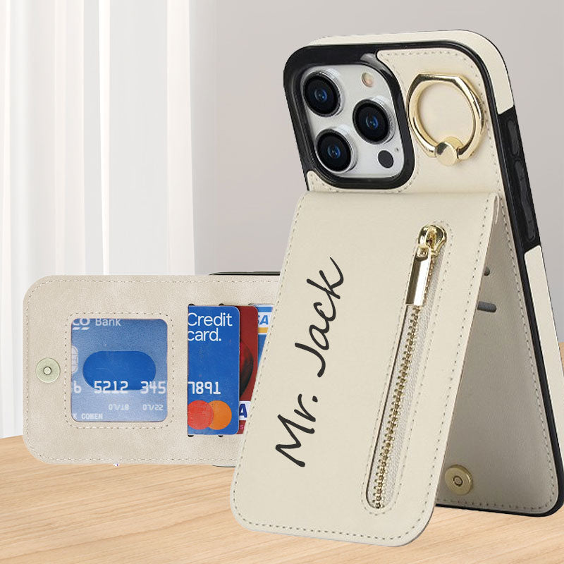 Telefoonhoesje van leer op maat