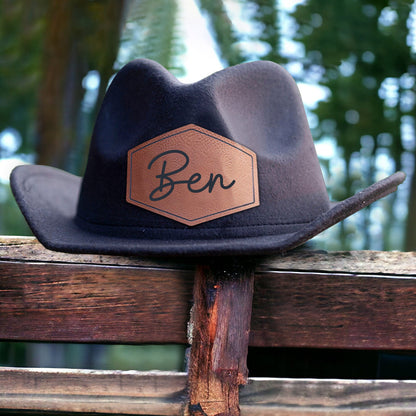 Gepersonaliseerde Leren Cowboyhoed