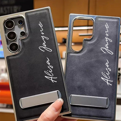 Gepersonaliseerde onzichtbare beugel leren telefoonhoes
