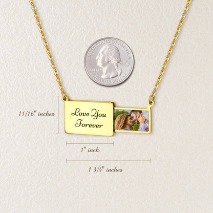 Gepersonaliseerde Handgemaakte Envelop Charme Foto Ketting