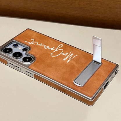 Gepersonaliseerde onzichtbare beugel leren telefoonhoes