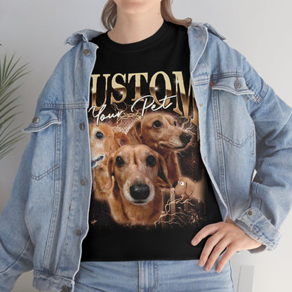 Aangepaste afdrukken Vintage Hip Hop huisdier Sweatshir