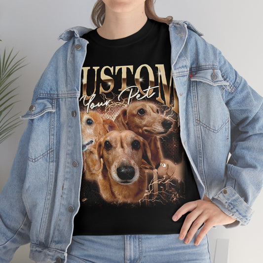Aangepaste afdrukken Vintage Hip Hop huisdier Sweatshir