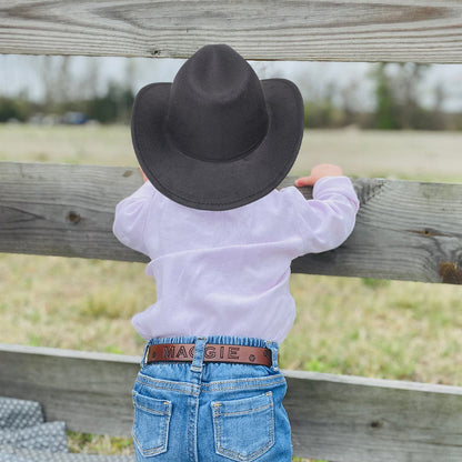 Gepersonaliseerde Leren Cowboyhoed