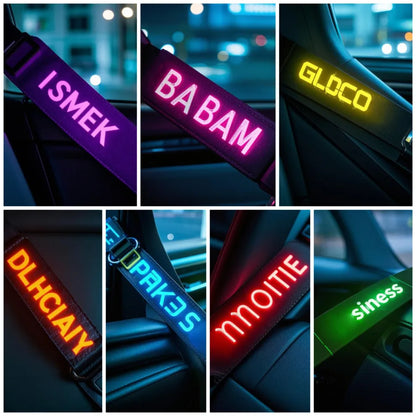 Aangepaste veiligheidsgordel lichtgevende stickers