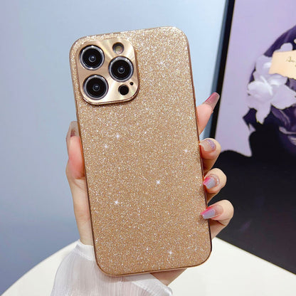 ✨ Aanpasbaar gegalvaniseerd glitters telefoonhoesje ✨