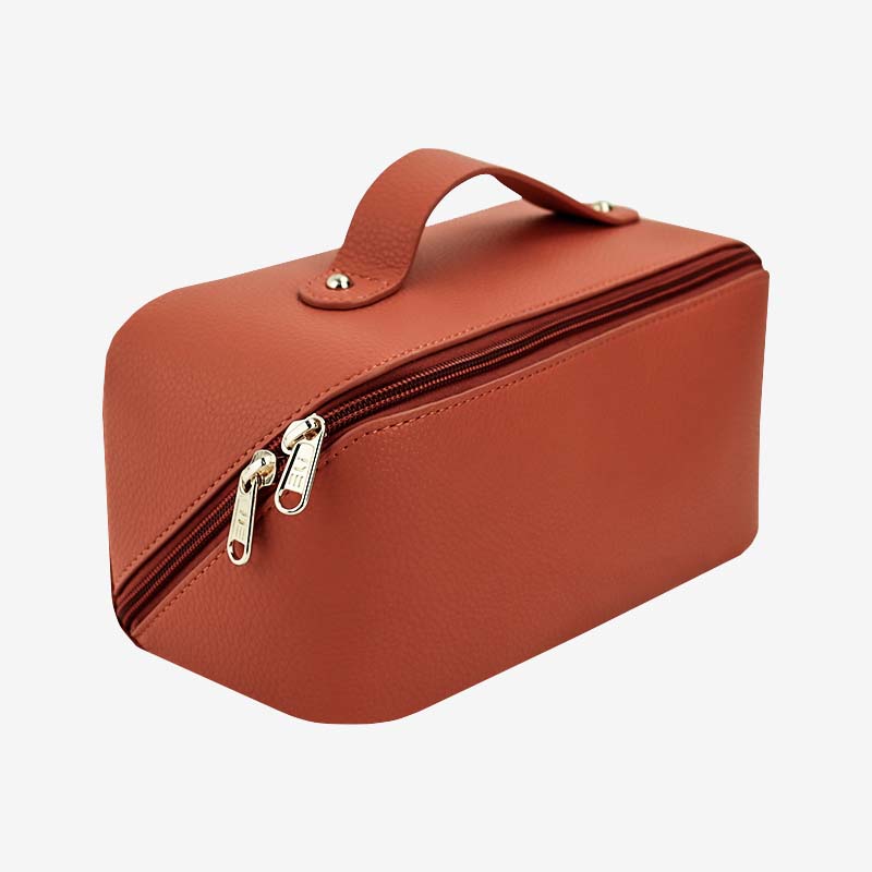 Gepersonaliseerde geborduurde make-uptas