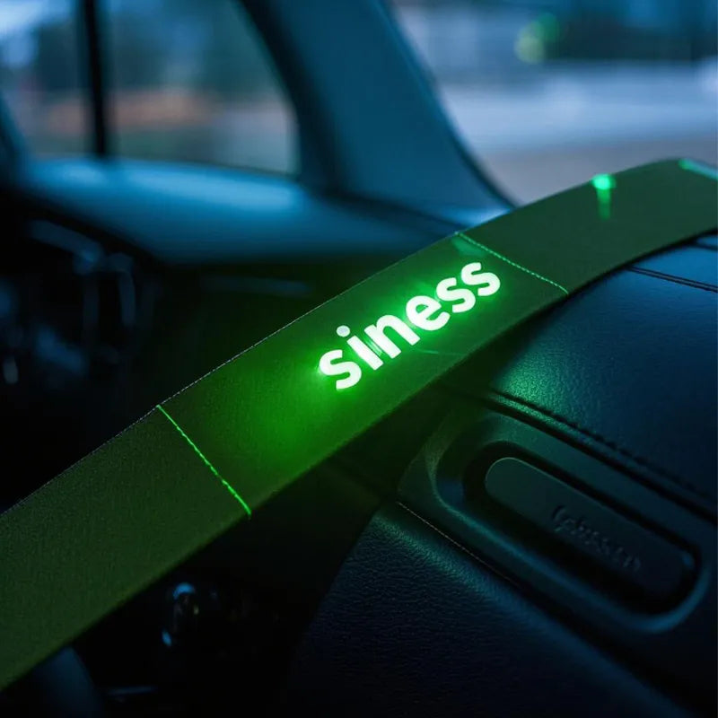 Aangepaste veiligheidsgordel lichtgevende stickers