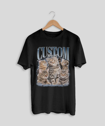 Aangepaste afdrukken Vintage Hip Hop huisdier Sweatshir